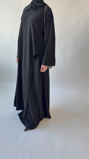 Drape Skirt set: Black