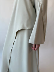 Drape Skirt set: Oat