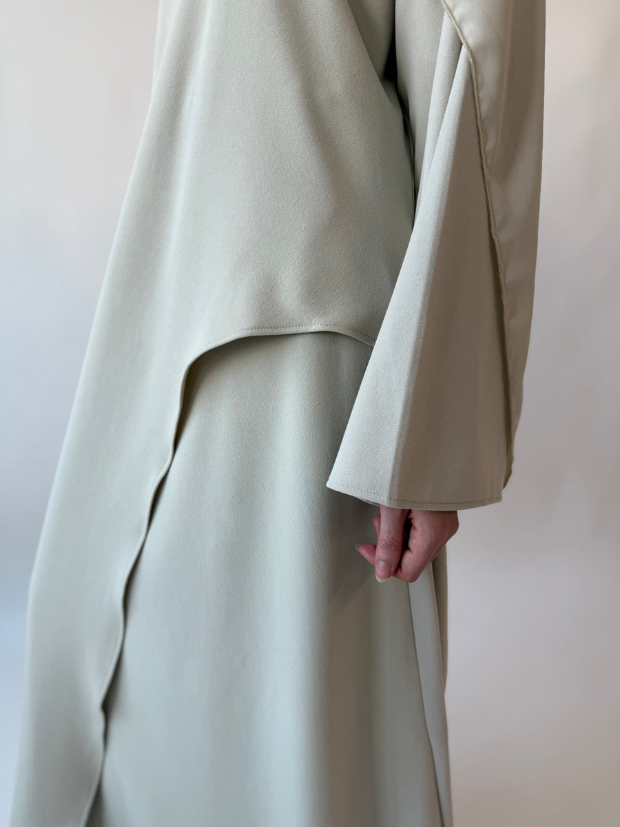 Drape Skirt set: Oat