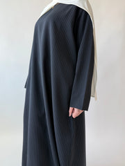 Midnight stripe Abayah