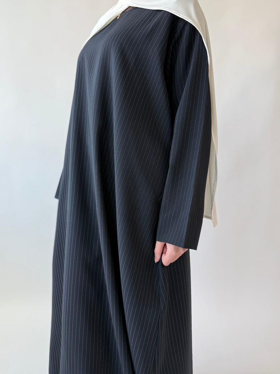 Midnight stripe Abayah