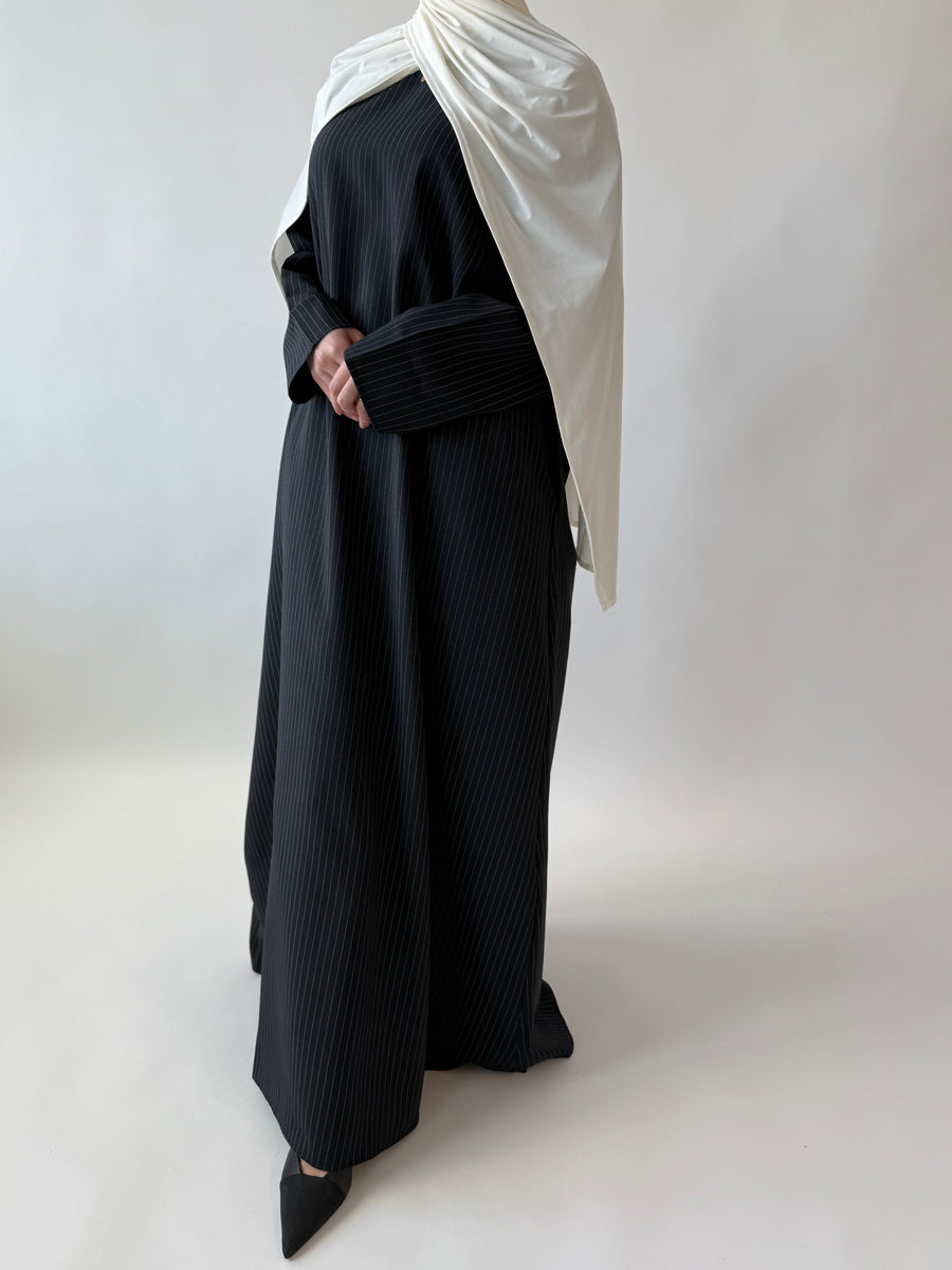 Midnight stripe Abayah