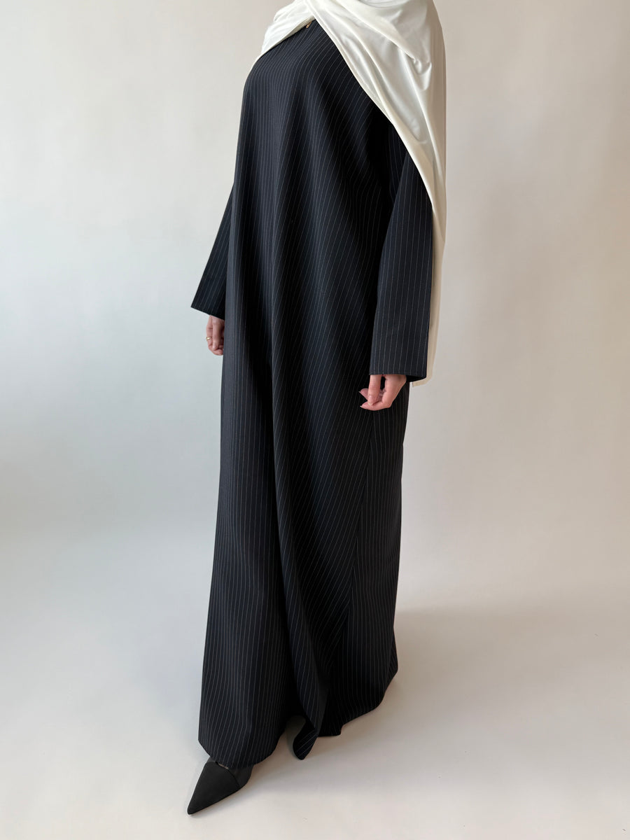 Midnight stripe Abayah