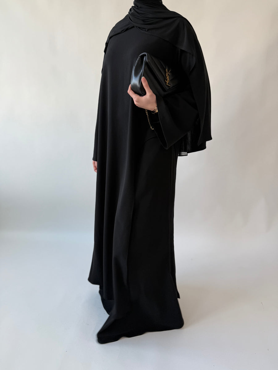 Drape Skirt set: Black