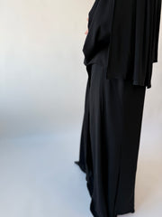 Drape Skirt set: Black