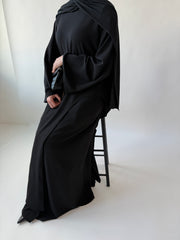 Drape Skirt set: Black