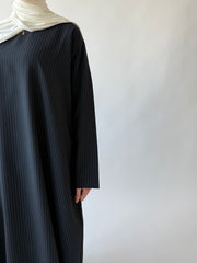 Midnight stripe Abayah