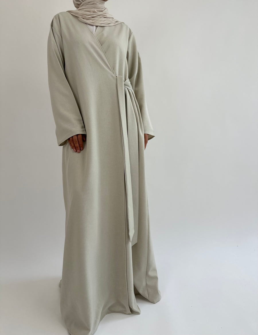 Mink Wrap Abaya