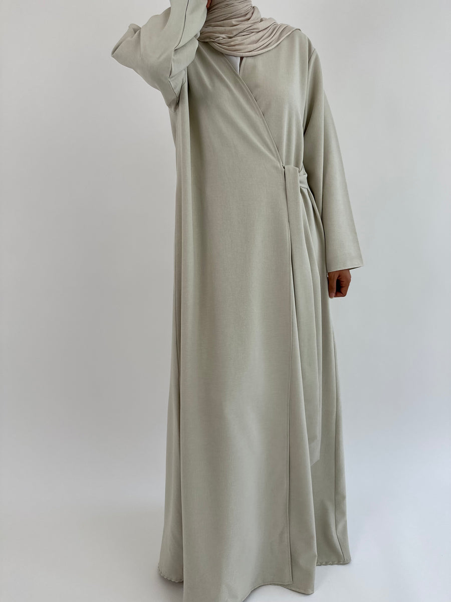 Mink Wrap Abaya