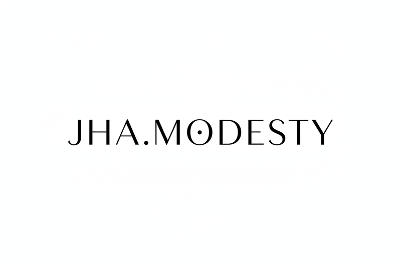 JHA.MODESTY minimalist logo