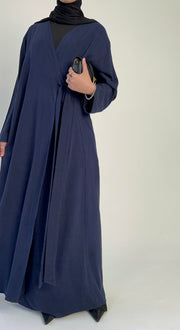 Navy Linen Wrap