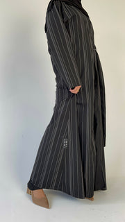 Black striped Cotton Wrap